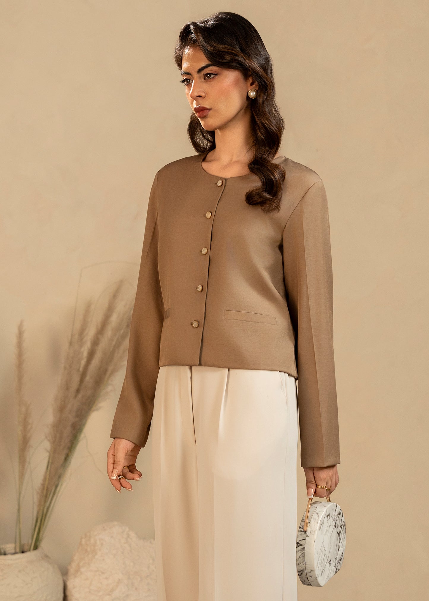 Sandstone Button Down Set