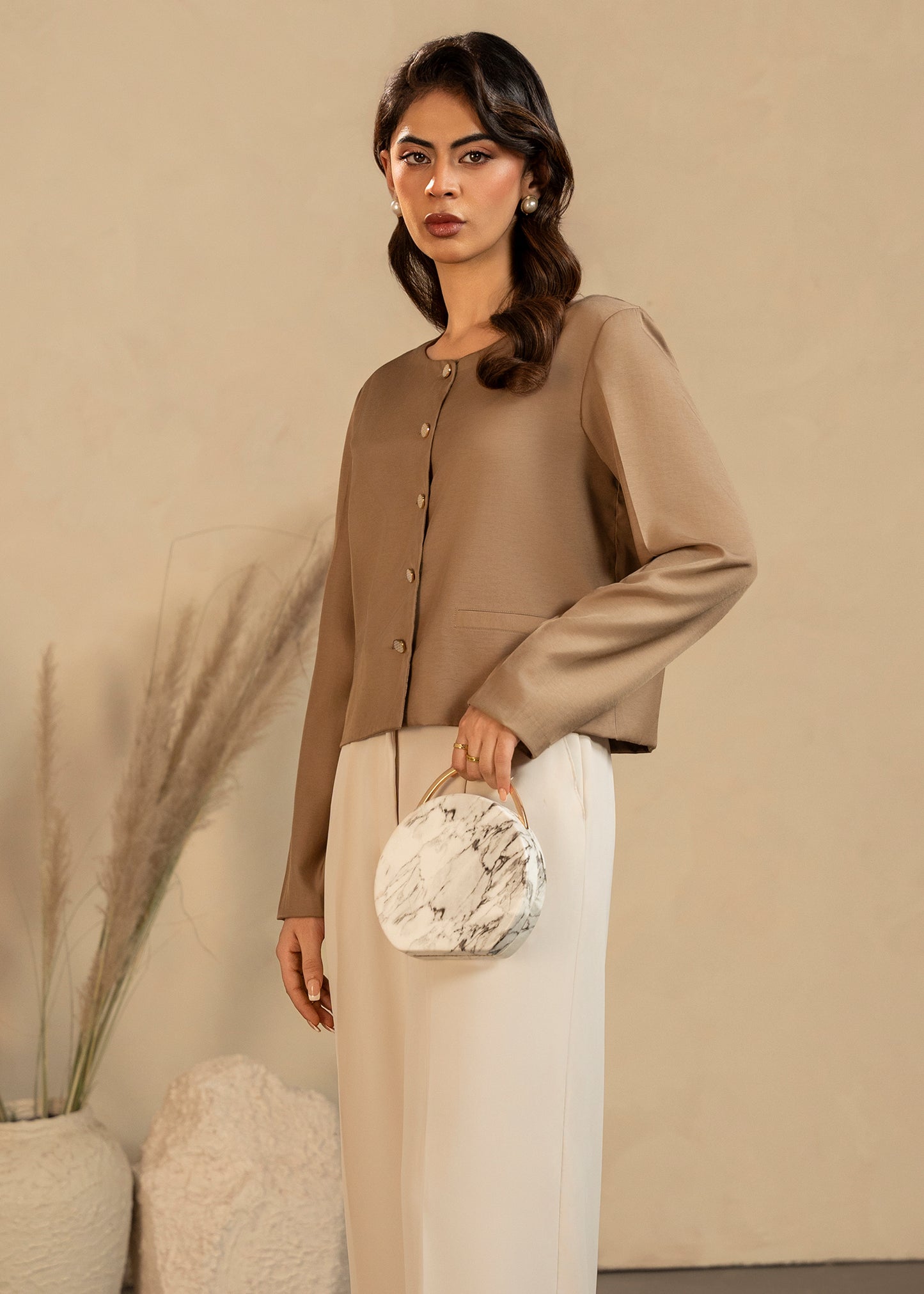 Sandstone Button Down Set