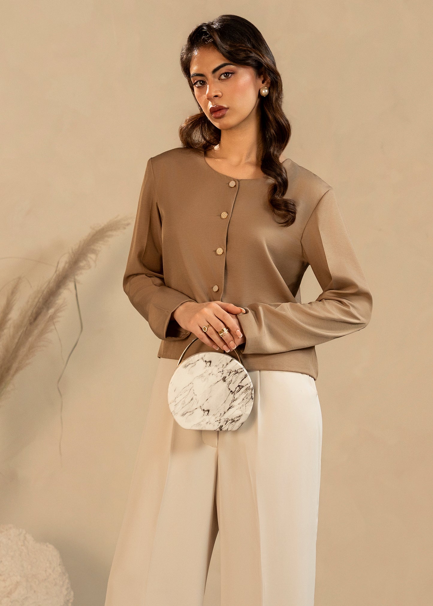 Sandstone Button Down Set