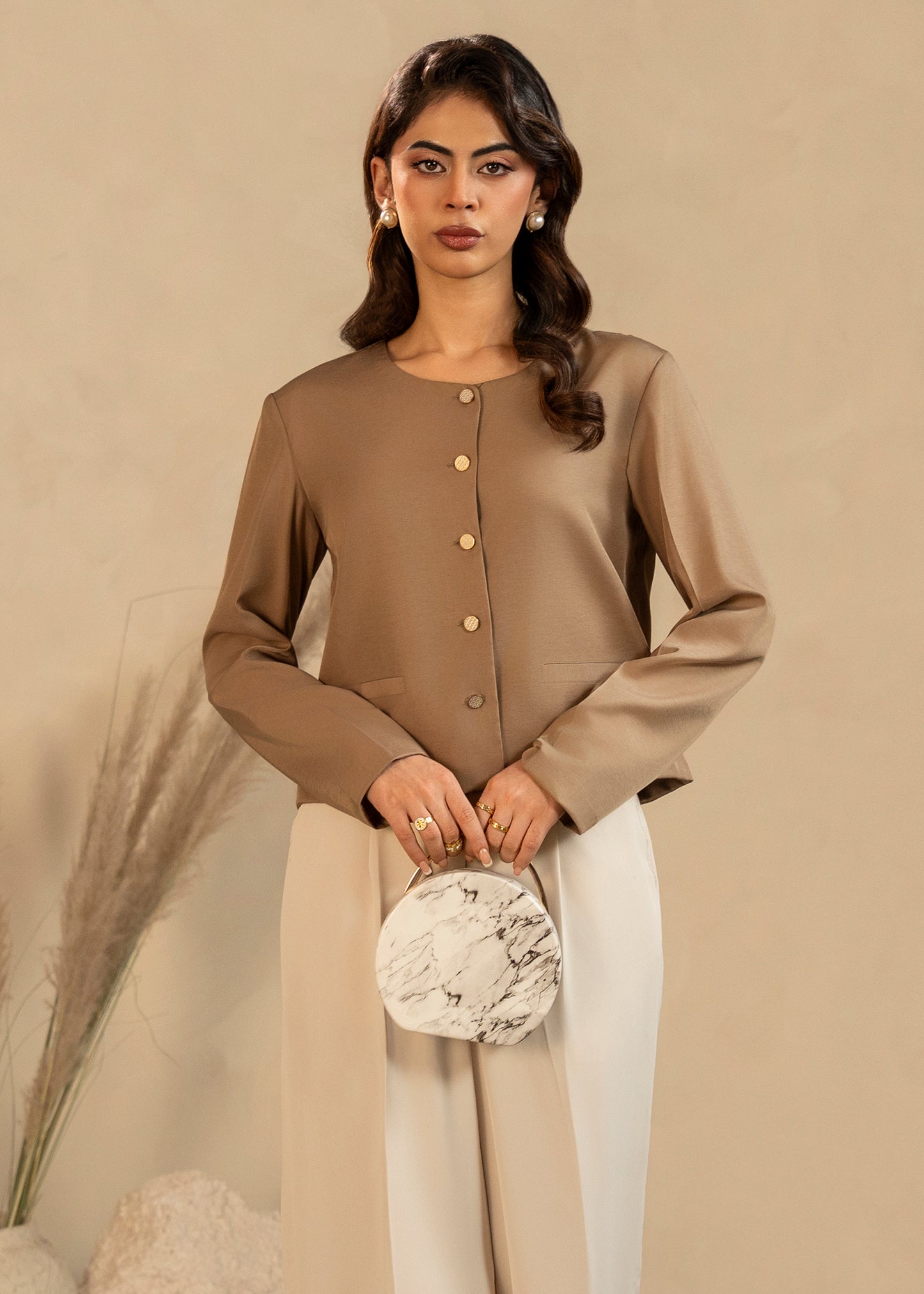 Sandstone Button Down Set