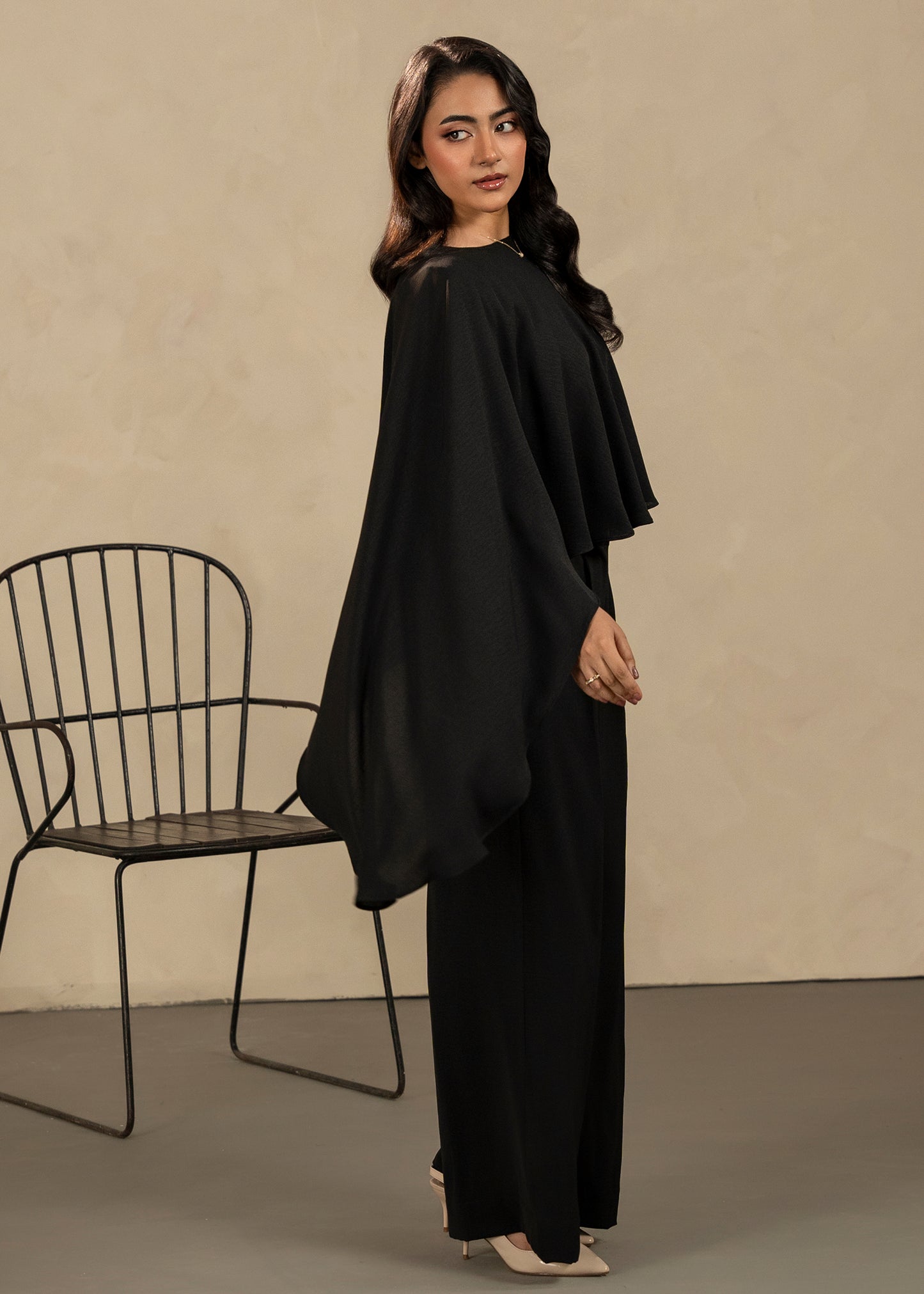 Black Asymmetric Co-Ord Set
