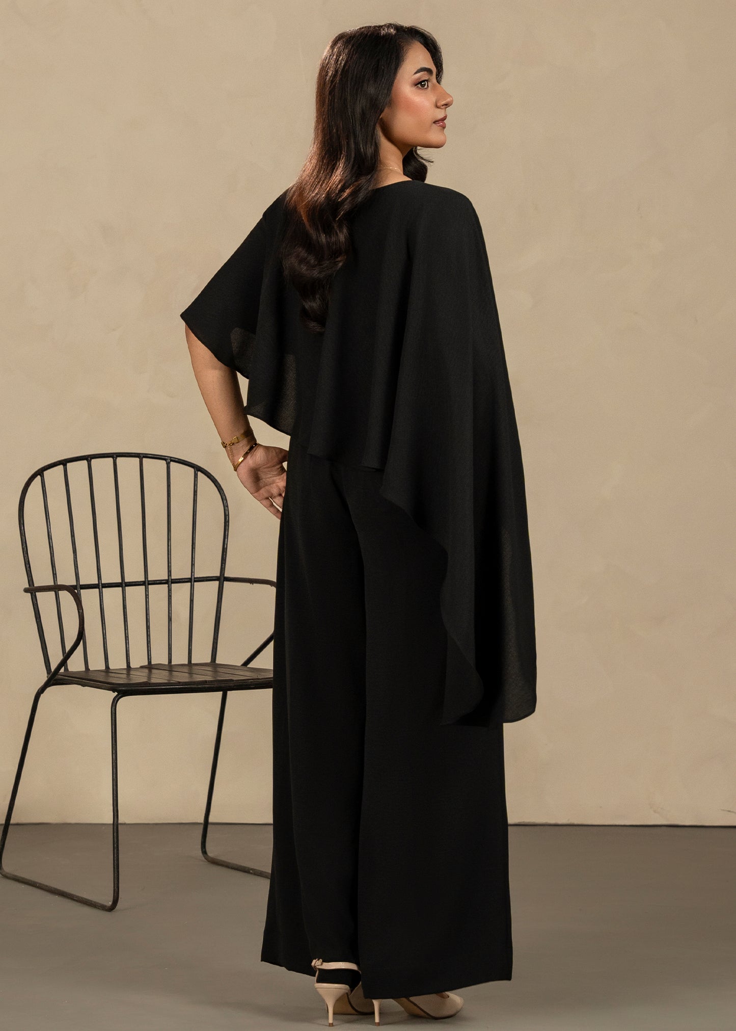 Black Asymmetric Co-Ord Set