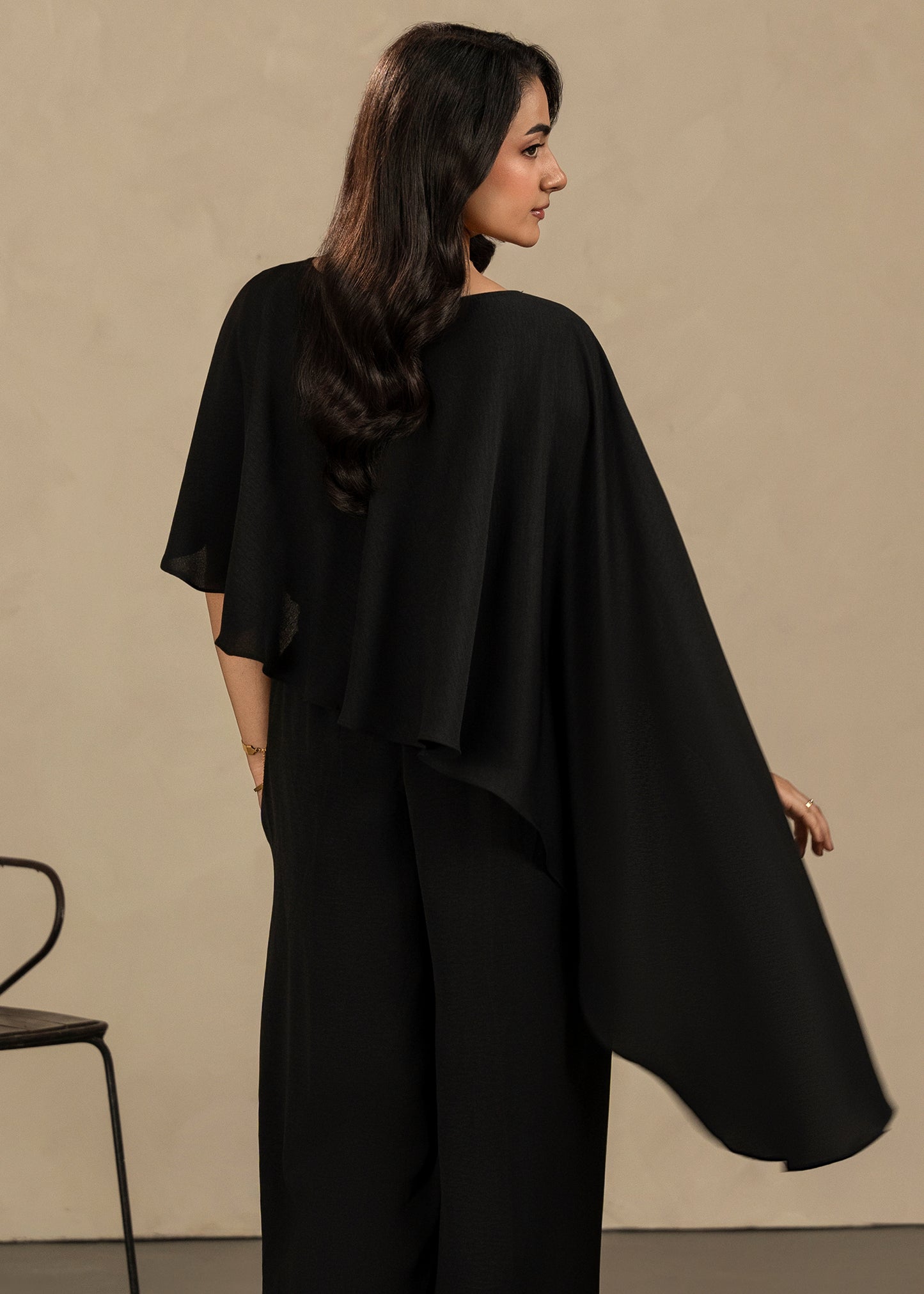 Black Asymmetric Co-Ord Set