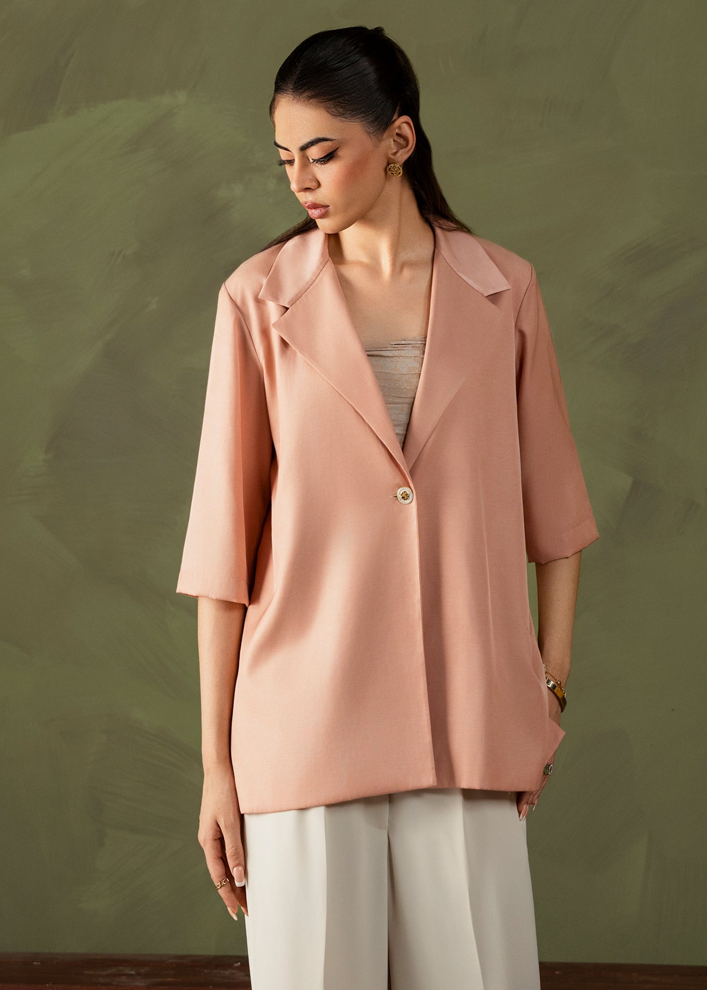 Dusty Blush Jacket Set