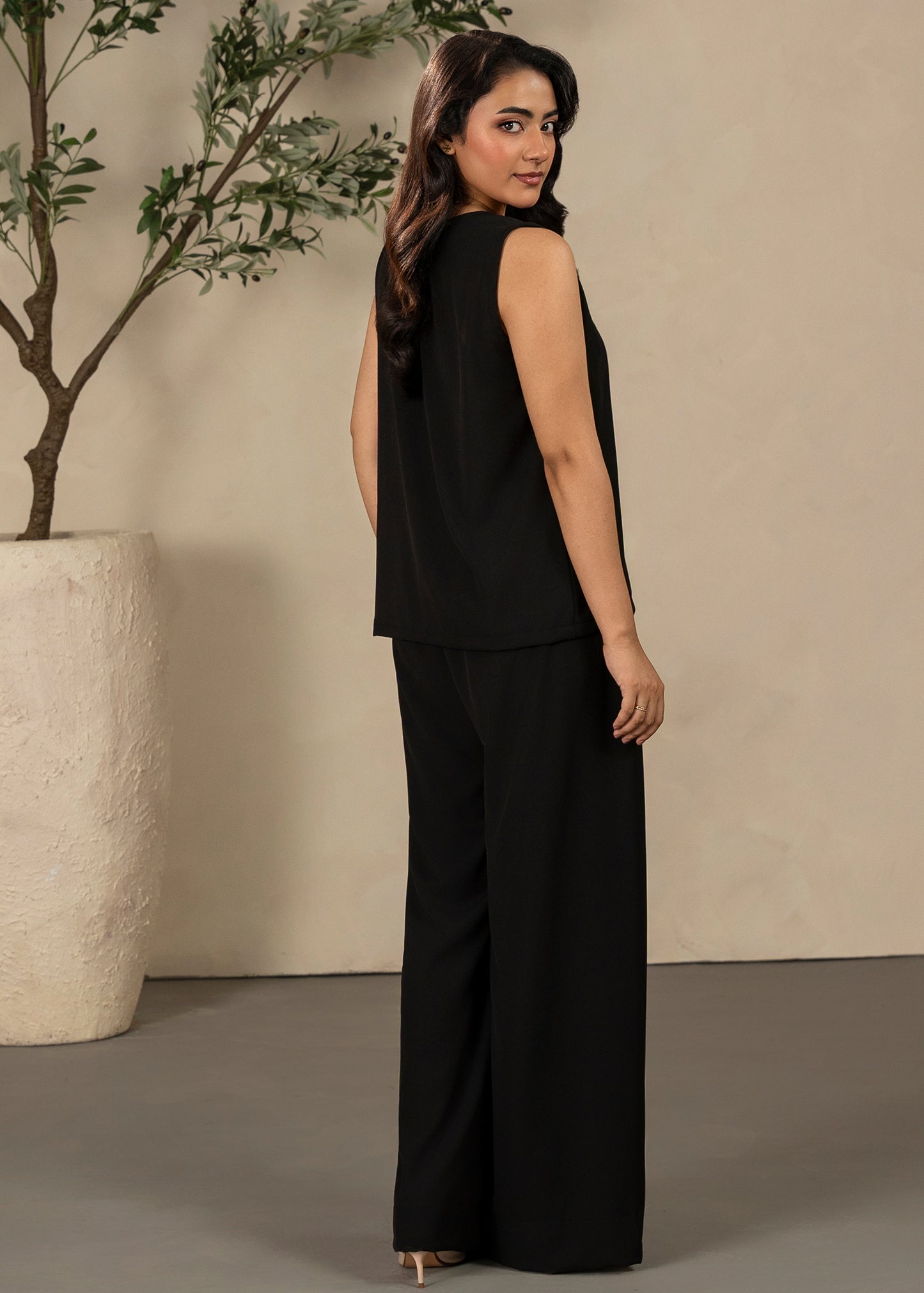 Black Twill Set