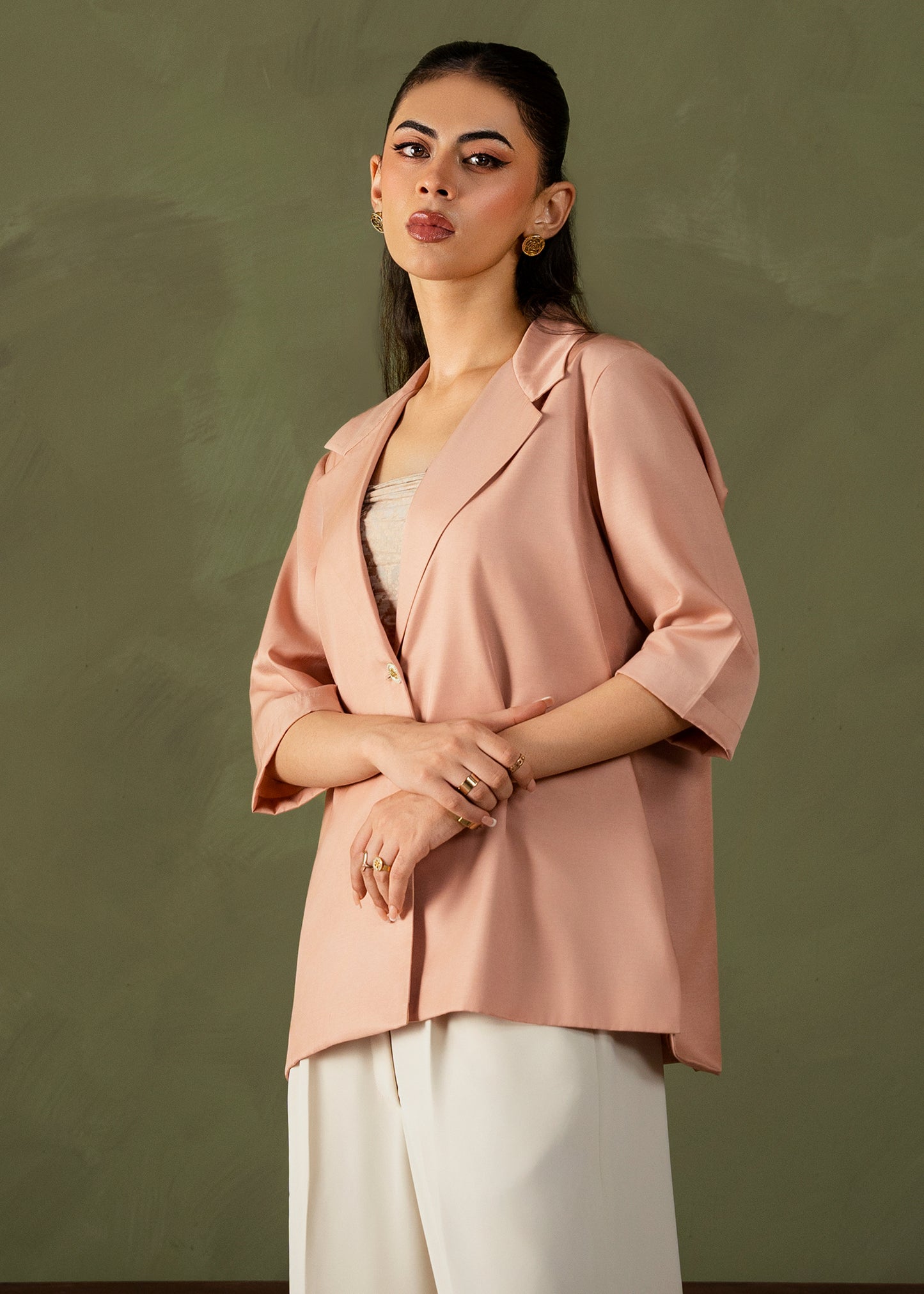 Dusty Blush Jacket Set