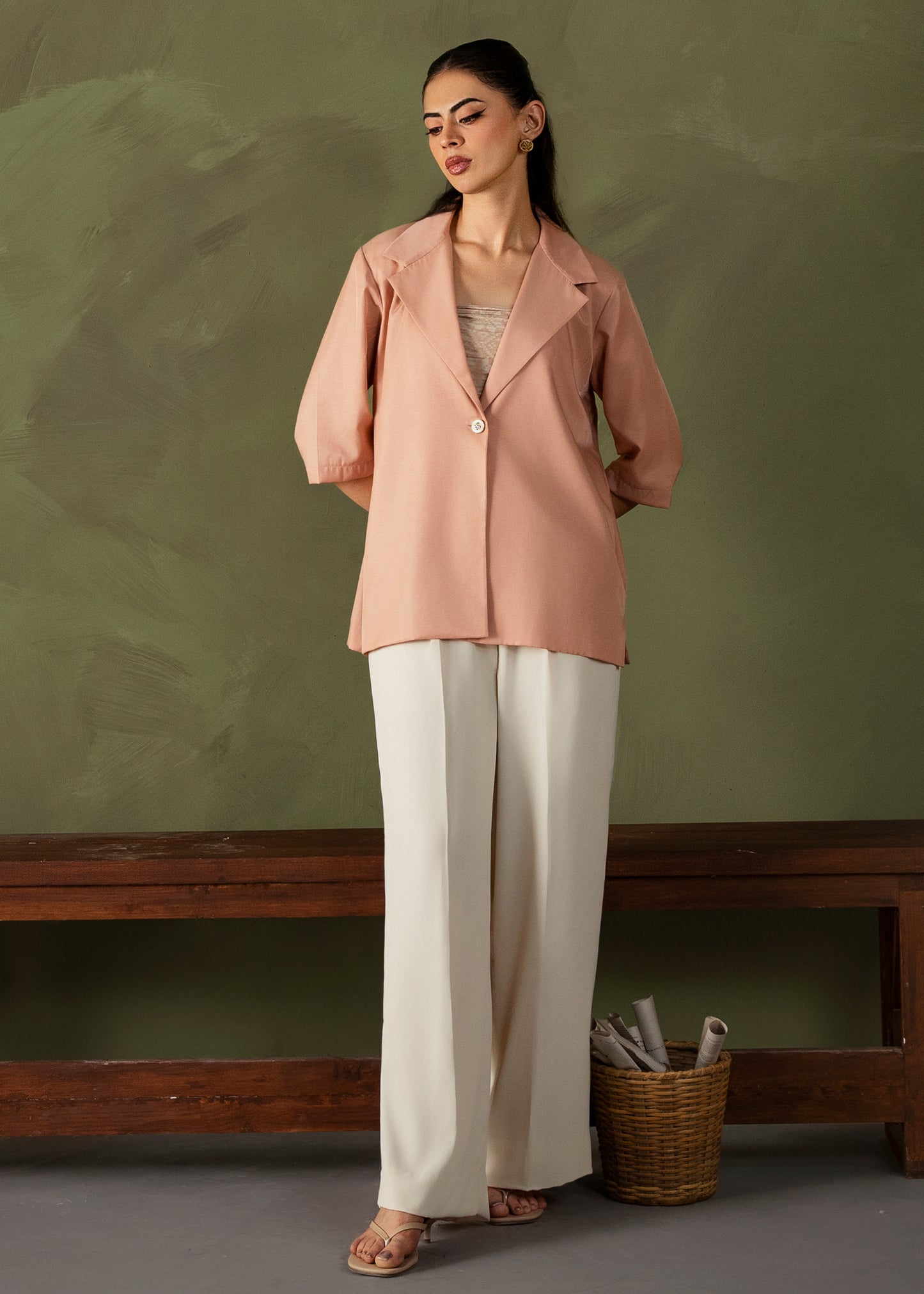 Dusty Blush Jacket Set