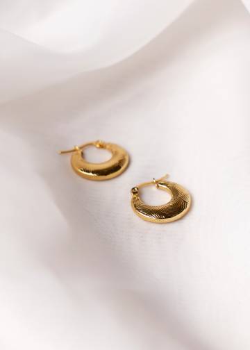 Solaris Textured Hoops