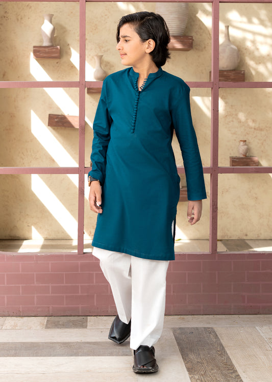 Teal Toffee Waistcoat Set