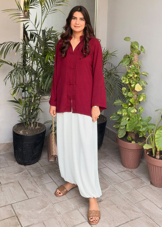 Mila Set (Burgundy)