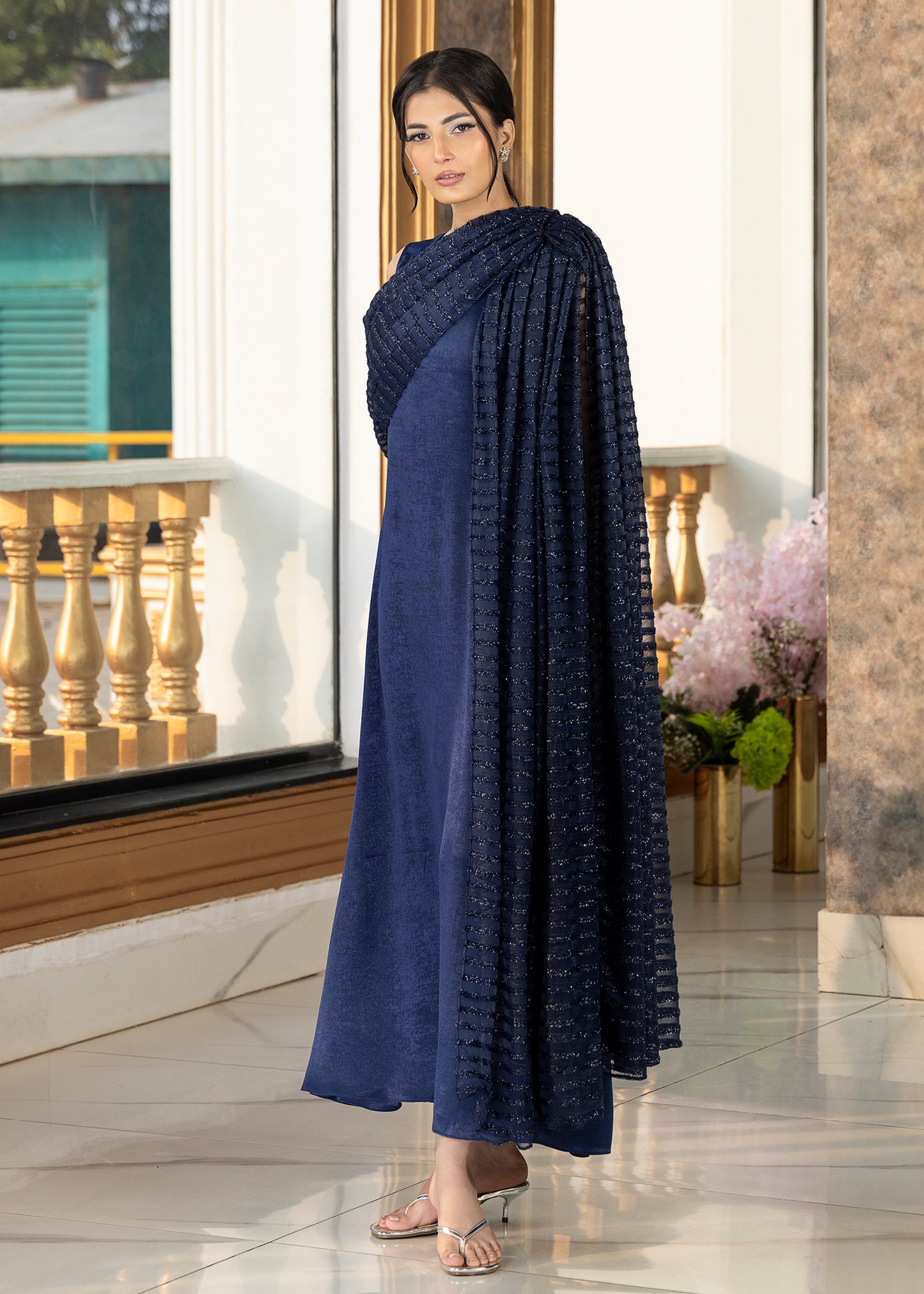 Navy Star Gaze Dress