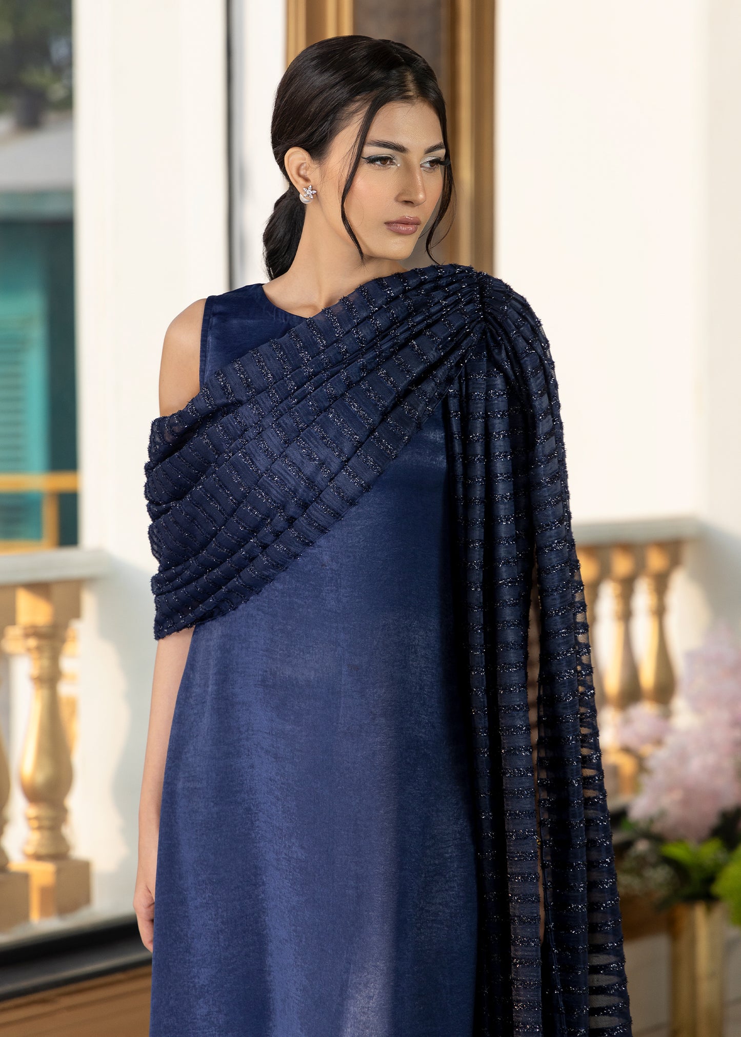 Navy Star Gaze Dress