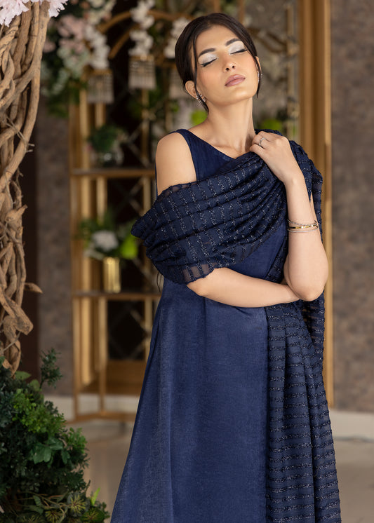 Navy Star Gaze Dress