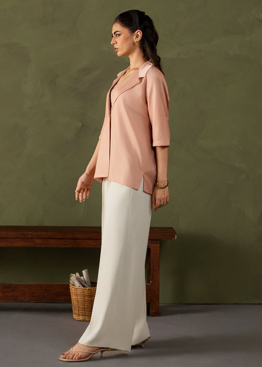 Dusty Blush Jacket Set