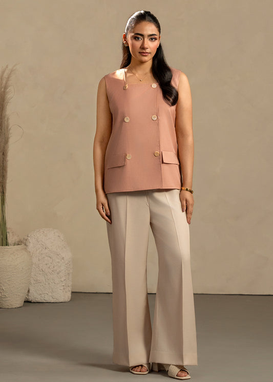 Dusty Blush Waistcoat Set
