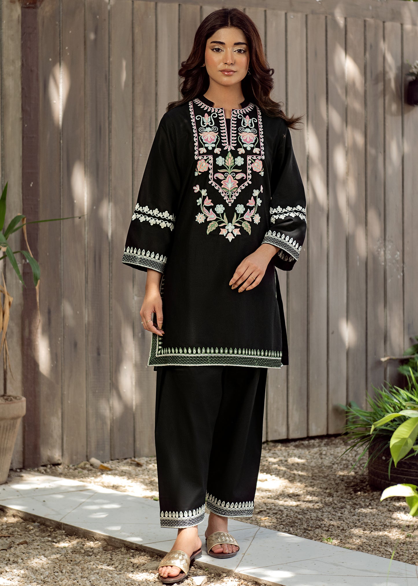 Orchid Embroidered Co-Ord