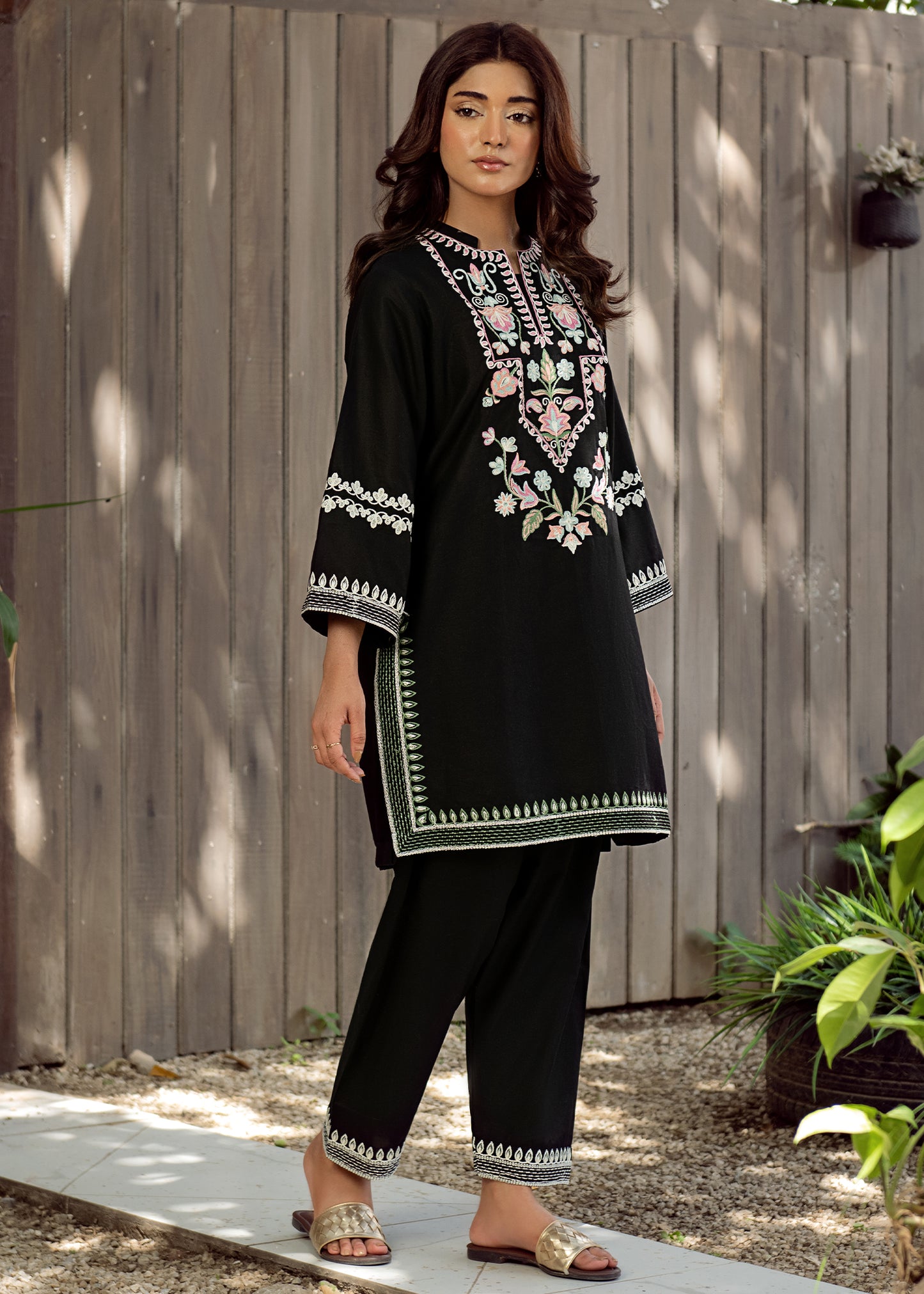 Orchid Embroidered Co-Ord
