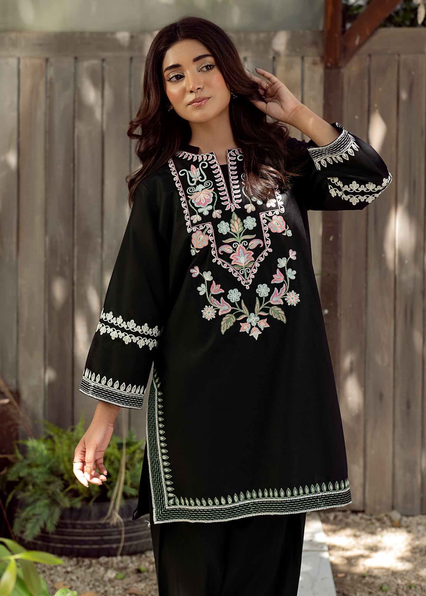 Orchid Embroidered Co-Ord