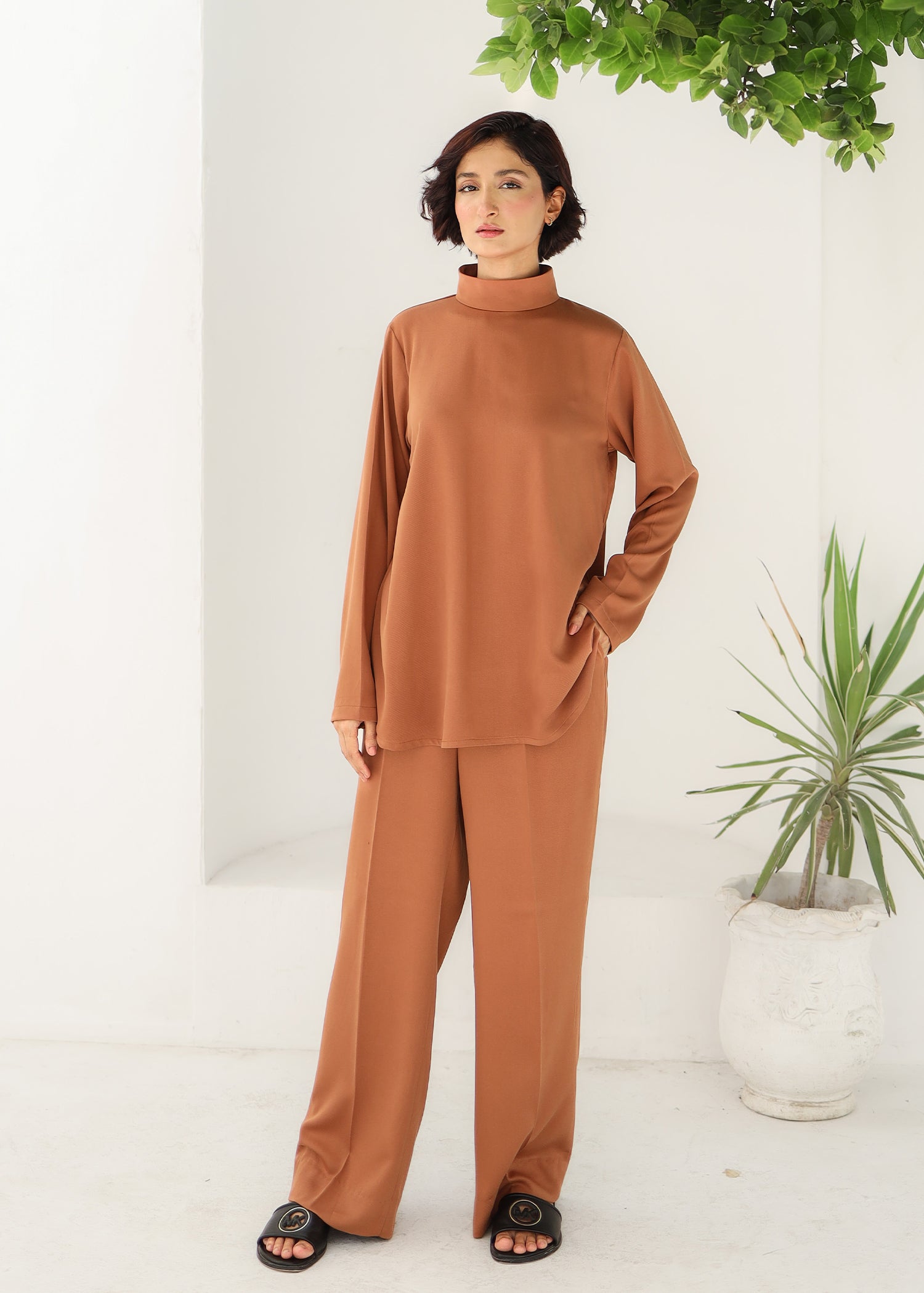 Brown Rust Co-Ord Set