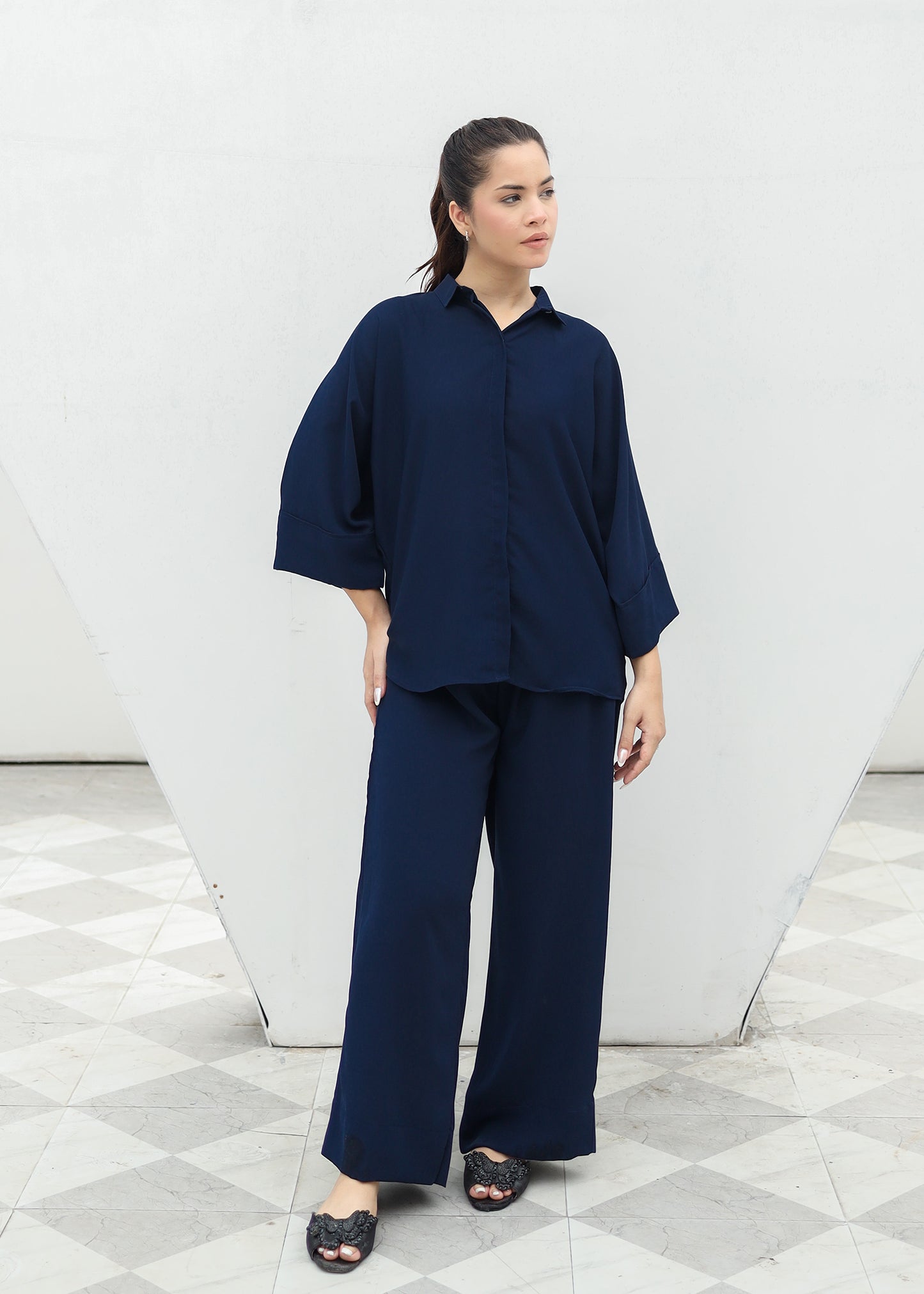 Navy Blue Co-Ord Set
