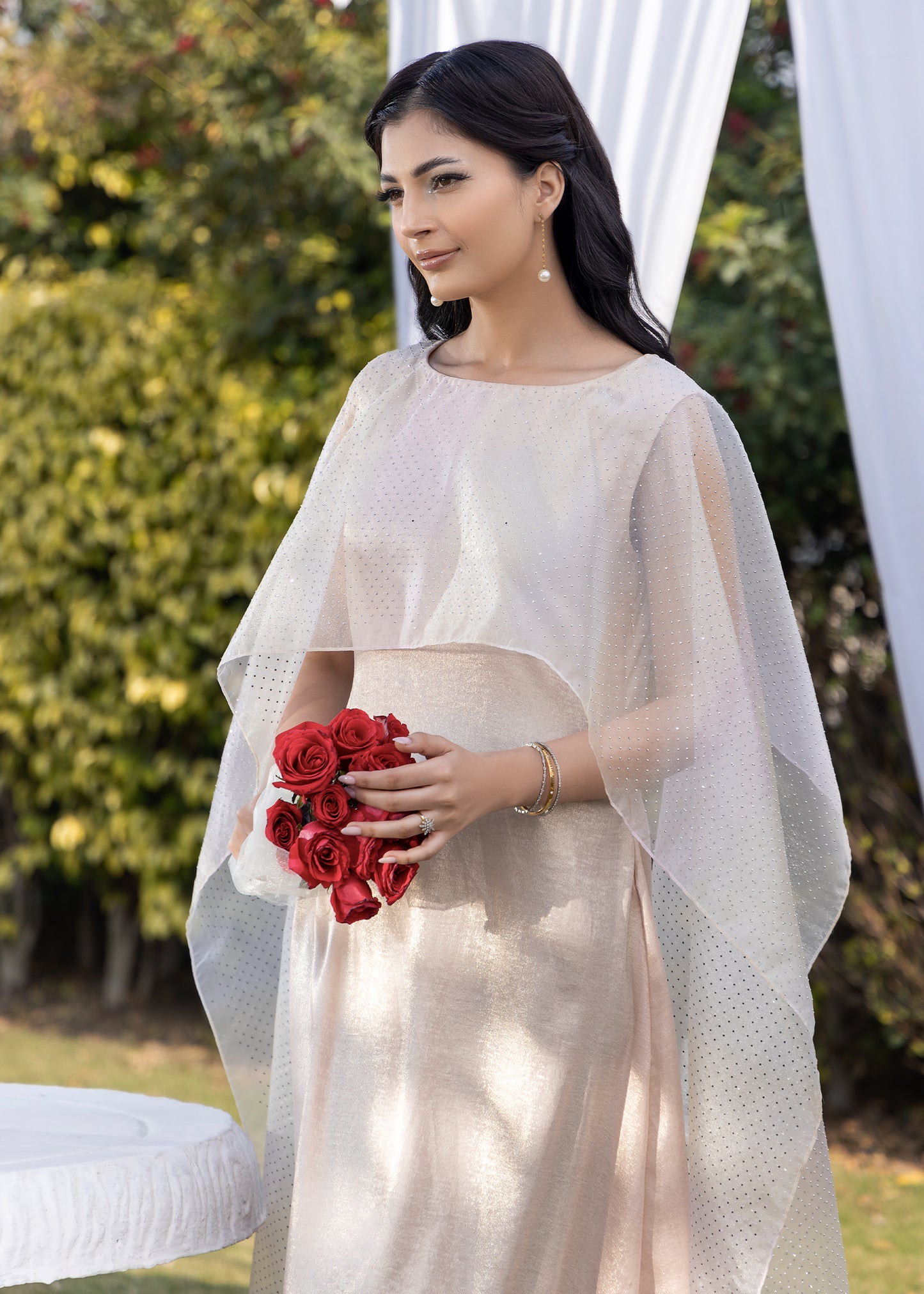 Moonlight Cape Dress