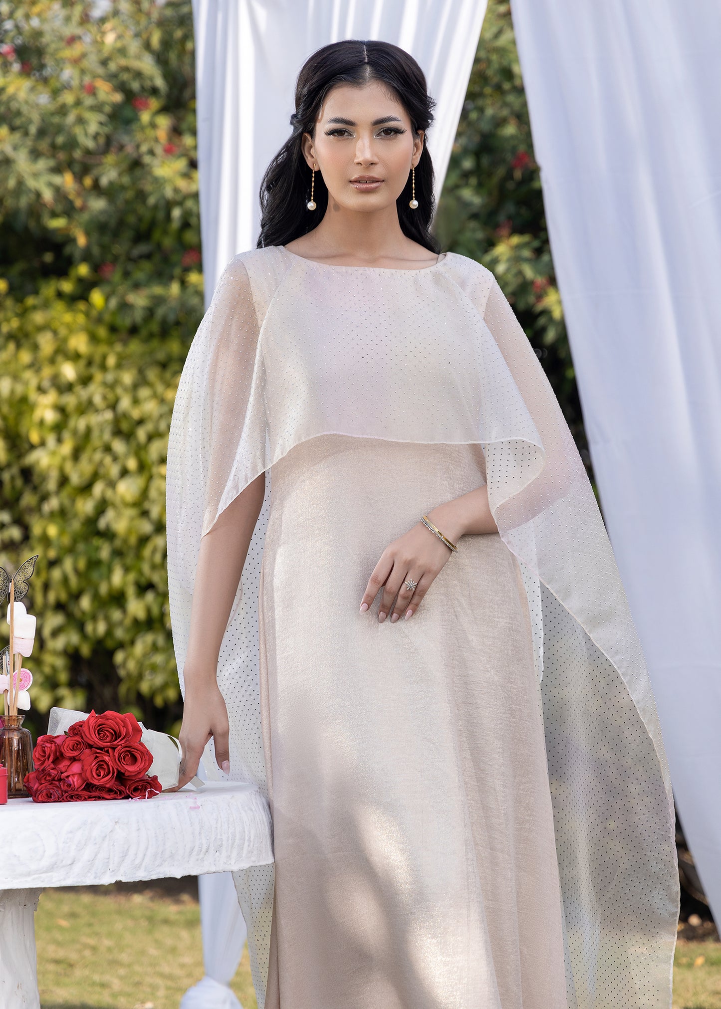 Moonlight Cape Dress