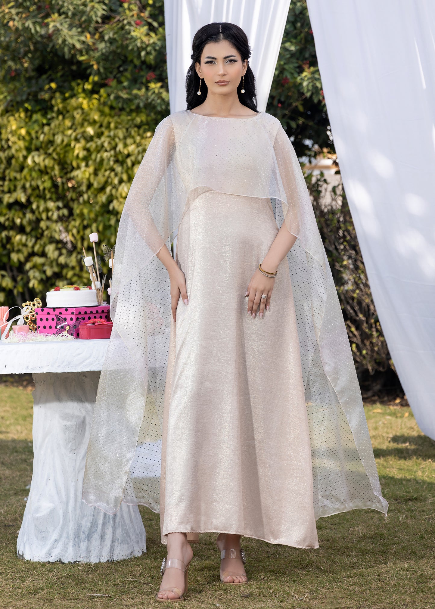 Moonlight Cape Dress