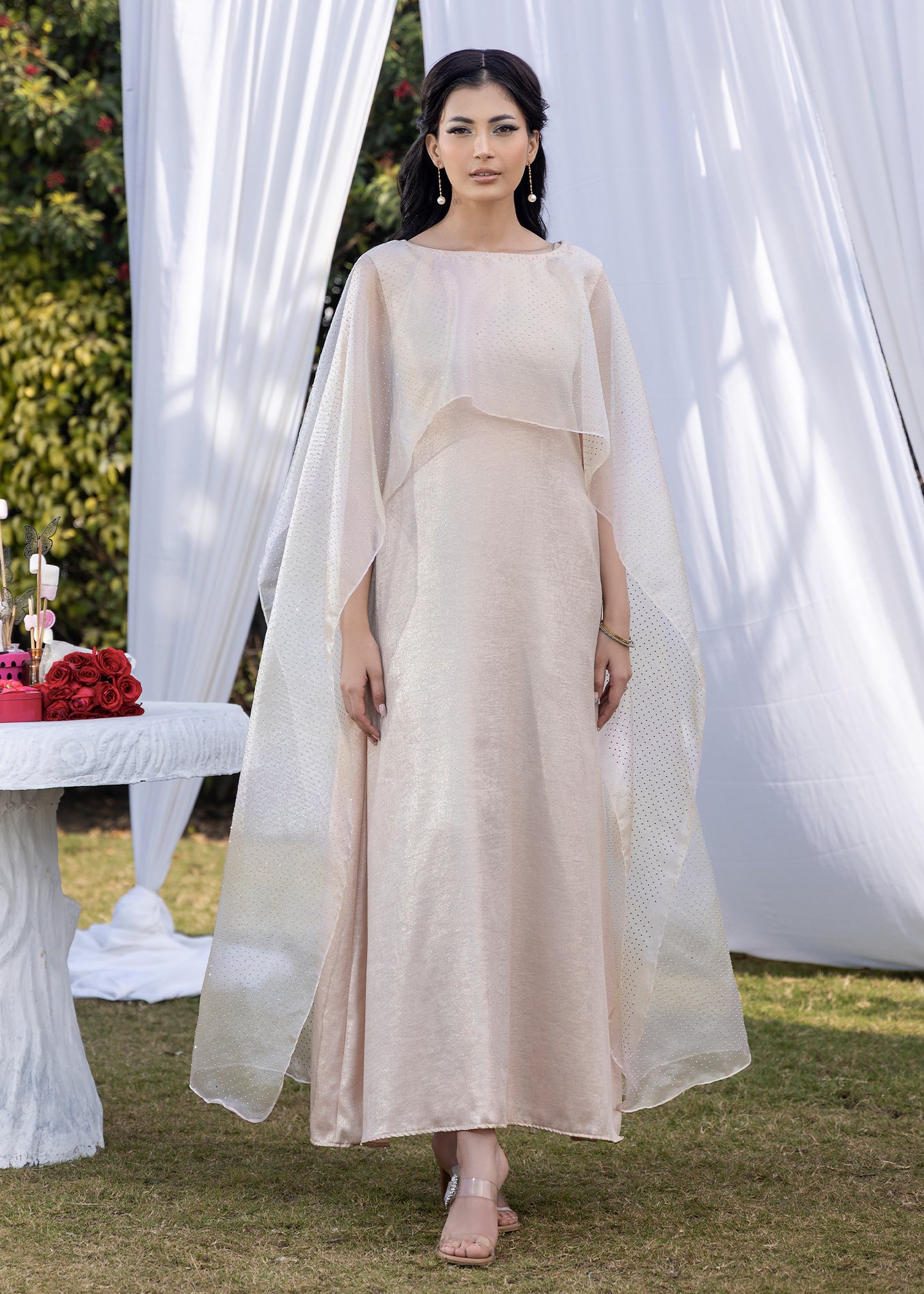 Moonlight Cape Dress