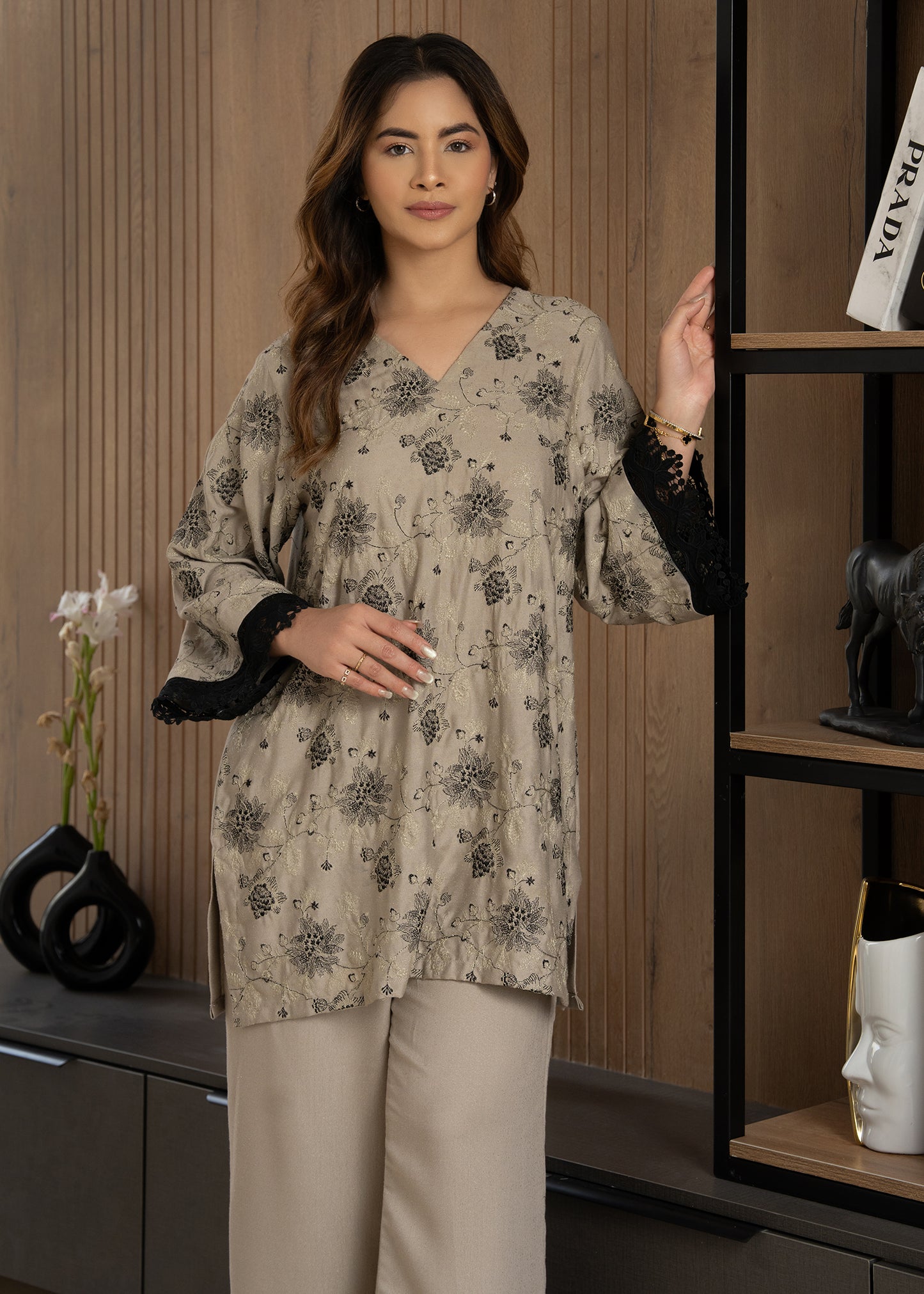 Sandstone Embroidered Co-Ord