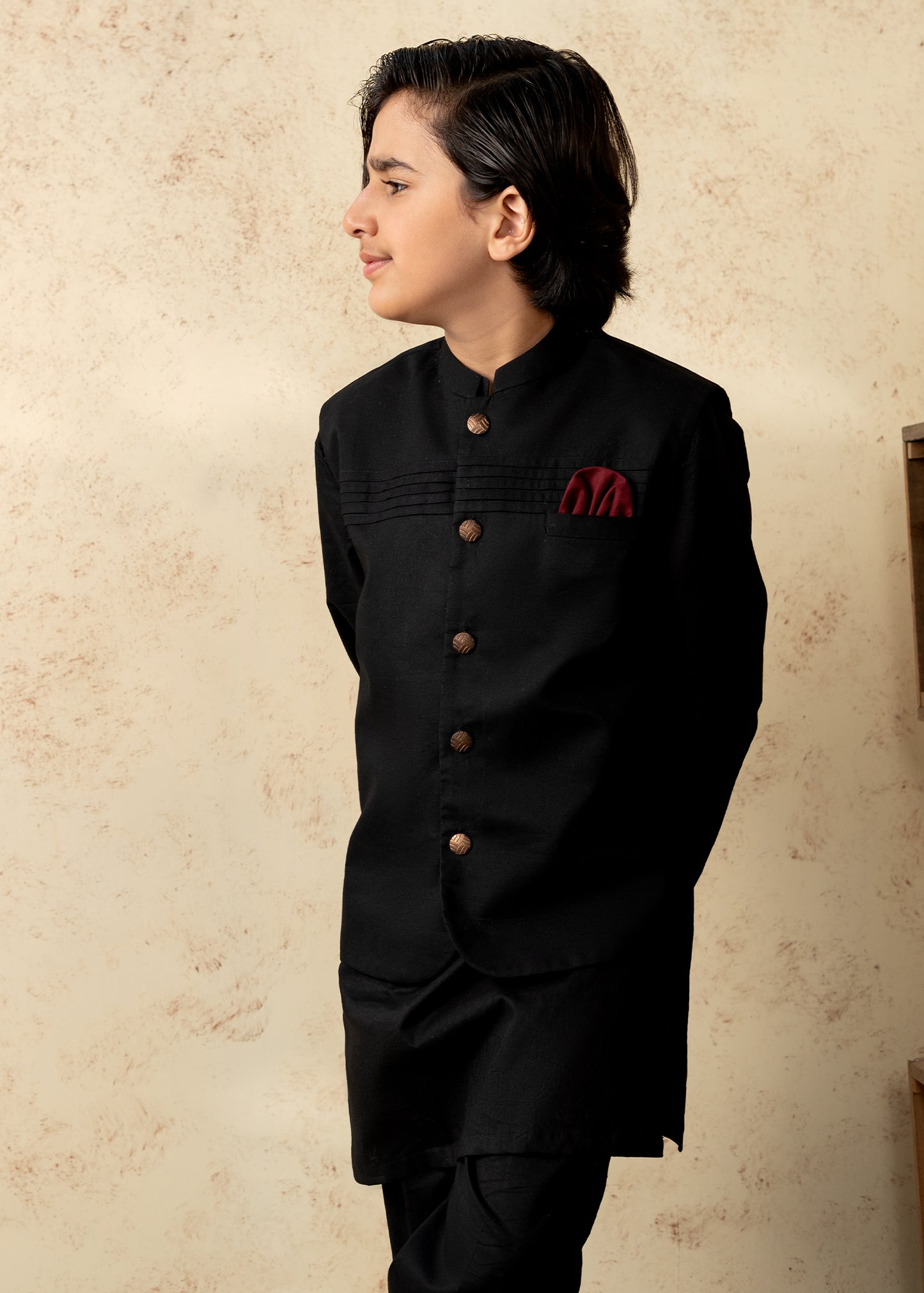 Dark Cocoa Waistcoat Set