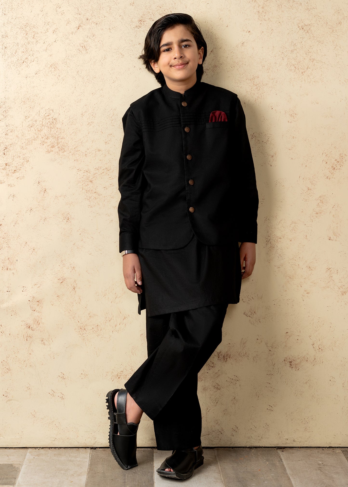 Dark Cocoa Waistcoat Set
