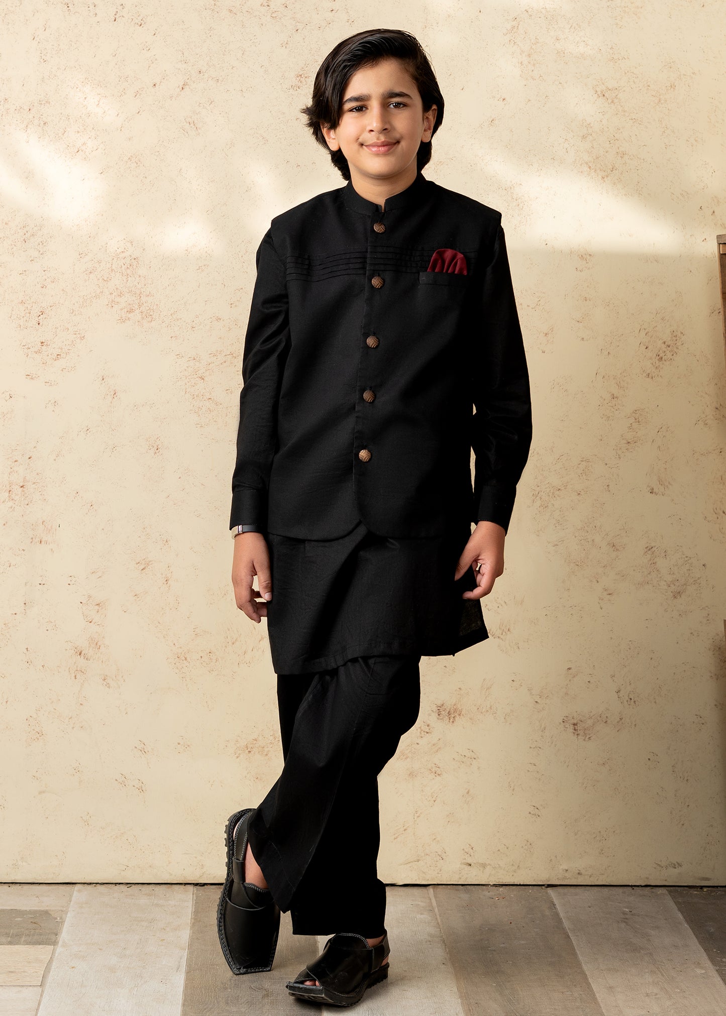 Dark Cocoa Waistcoat Set