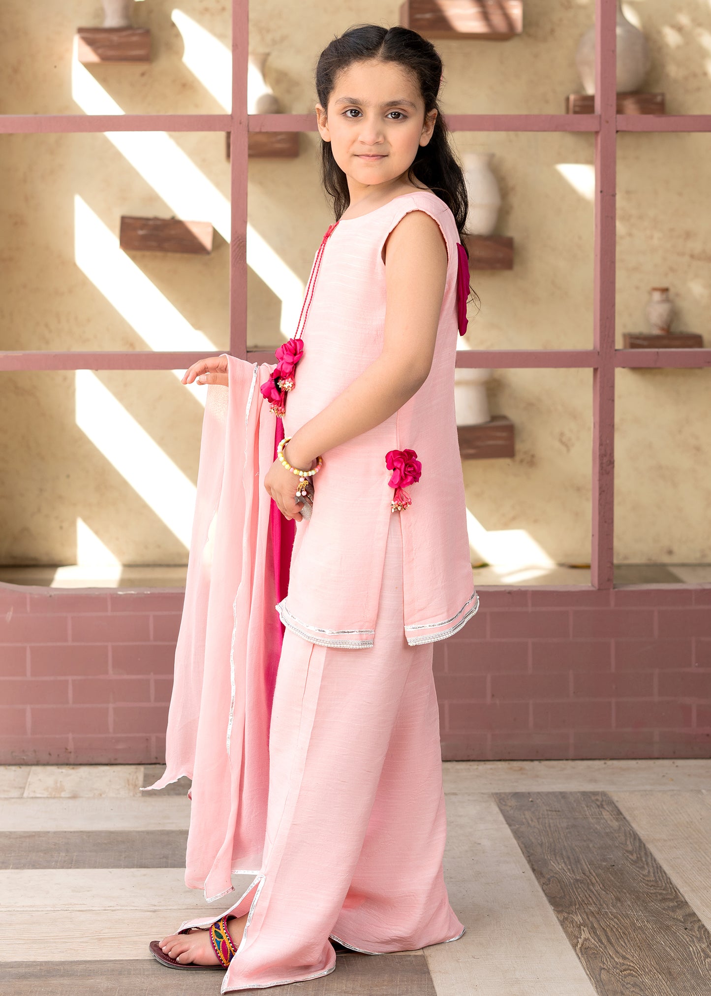 Pink Macaron Silk Set