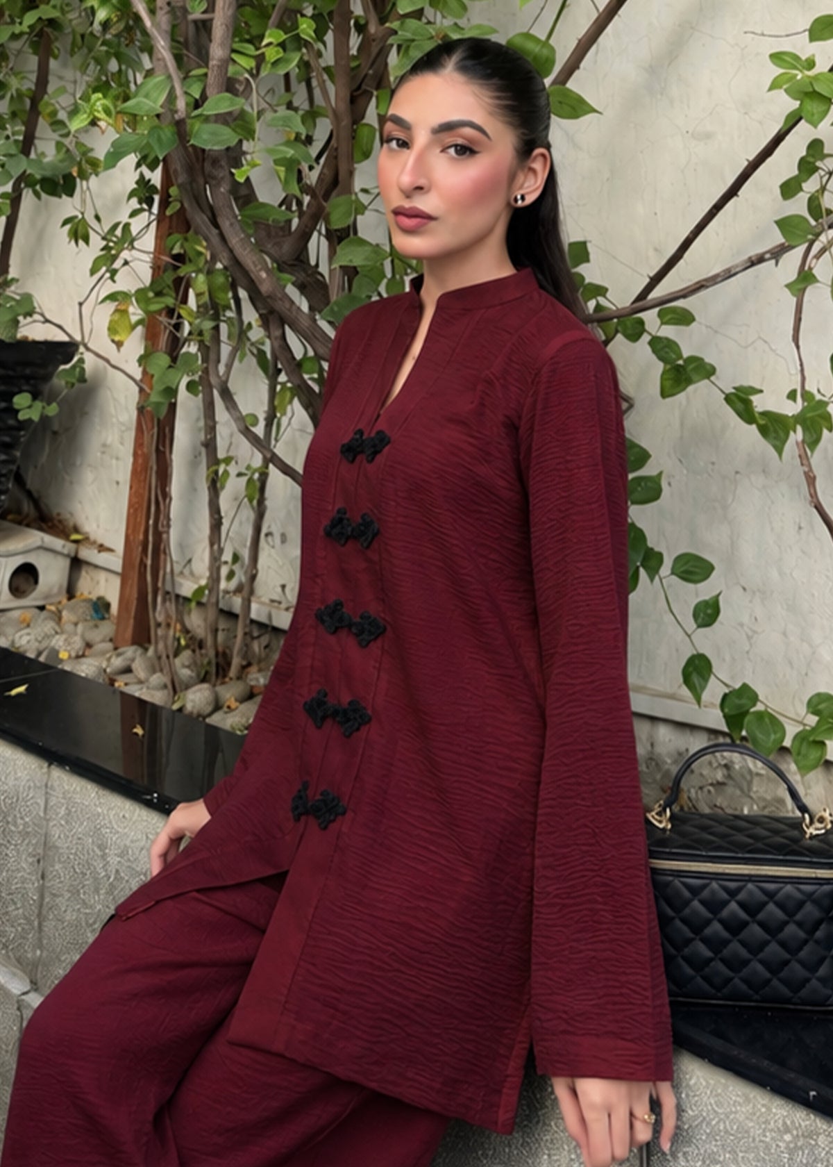 Kaia Set (Burgundy)