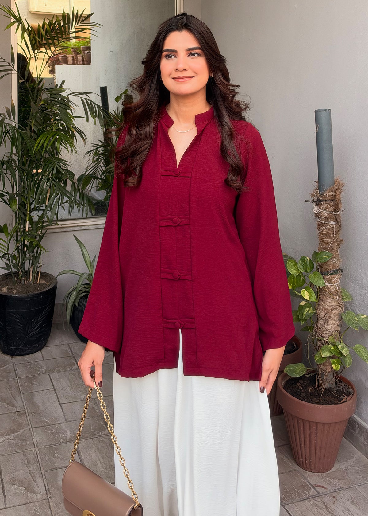 Mila Set (Burgundy)