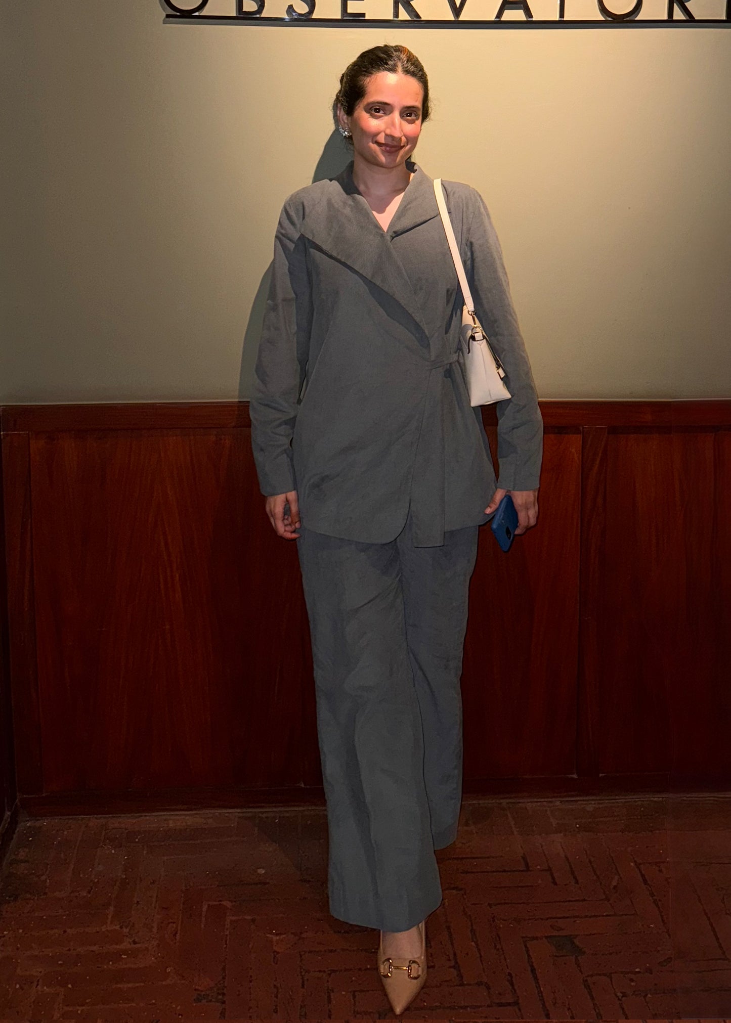 Grey Corduroy Co-Ord