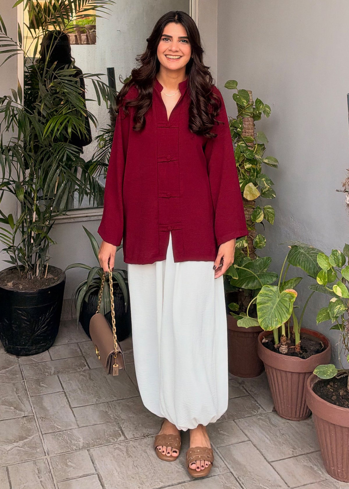 Mila Set (Burgundy)