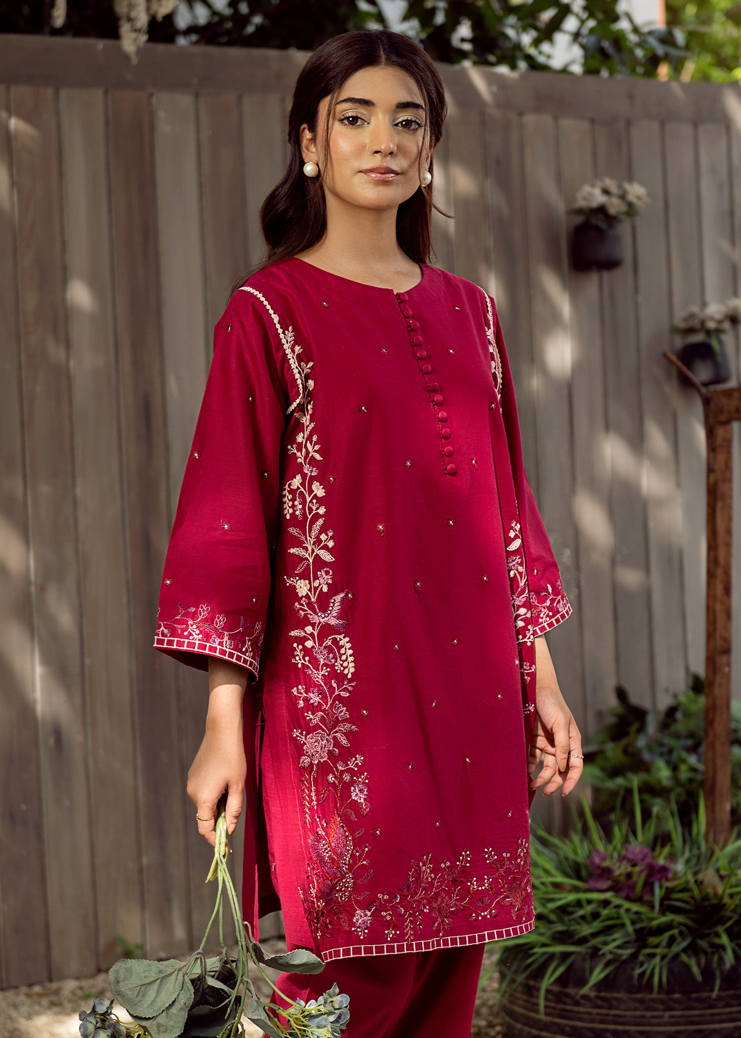 Bloom Embroidered Co-Ord