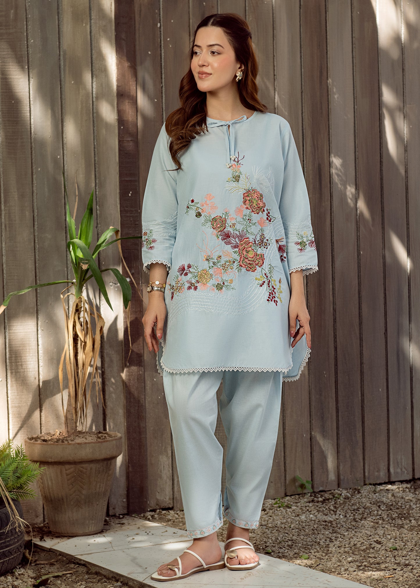 Marina Embroidered Co-Ord