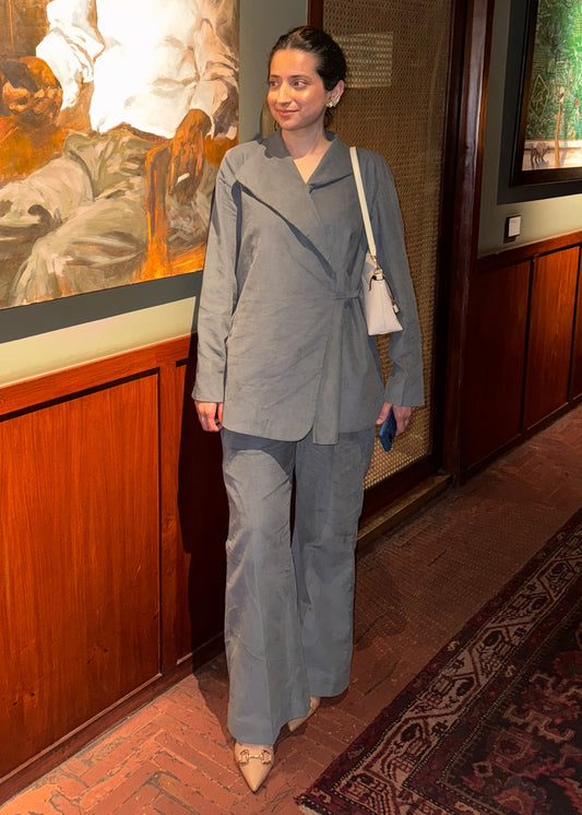 Grey Corduroy Co-Ord