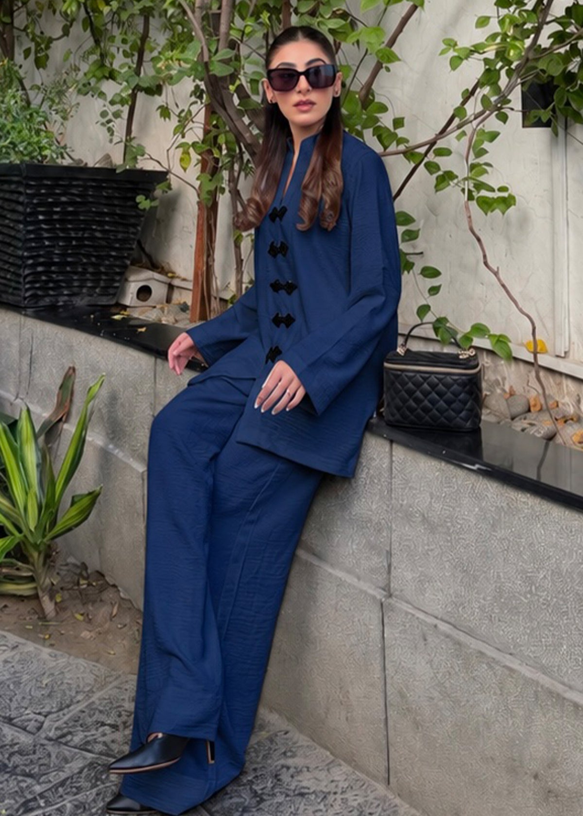 Kaia Set (Navy Blue)