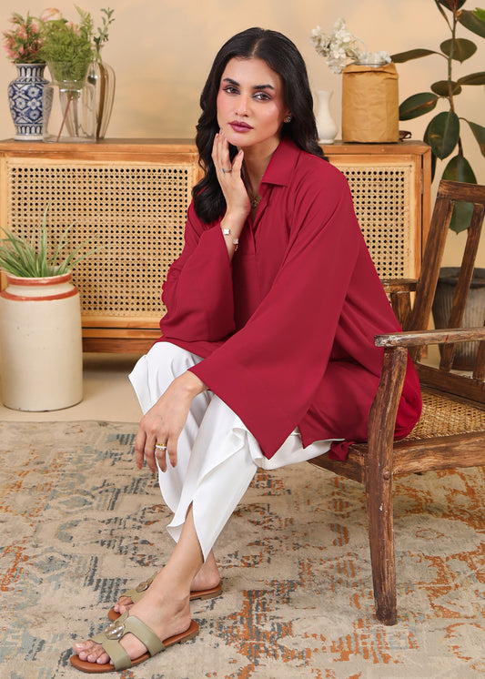 Crimson Tunic Set